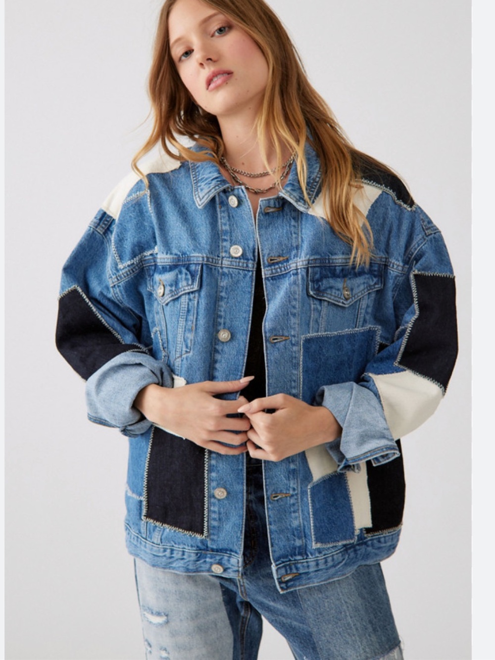 BDG Patchwork Denim Jacket
